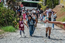 Niñas y niños afectados por el terremoto disfrutaron de una jornada de bienestar con sus familias