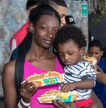 Niñas y niños afectados por el terremoto disfrutaron de una jornada de bienestar con sus familias