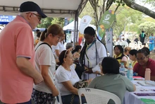 Feria de la Familia de La Flora volvió a reunir a la comunidad después del sismo, en un espacio lúdico y de acompañamiento institucional