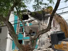 Inició la demolición de edificios afectados por el terremoto en Cali