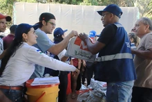 Reconstrucción en los corregimientos: el Distrito despliega ocho camiones con insumos y ayudas humanitarias en La Buitrera