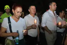Las velas de Cali se encendieron por las víctimas del terremoto