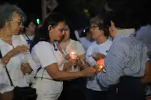 Las velas de Cali se encendieron por las víctimas del terremoto
