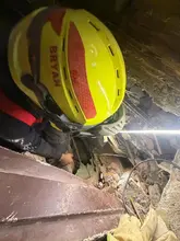 Hace un mes, luego del terremoto, un bombero bogotano y una víctima caleña protagonizaron ‘la foto de la vida’