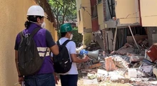 La Alcaldía de Cali avanza en la demolición de edificaciones afectadas por el terremoto: el turno le correspondió a Unidad Residencial Guadalupe