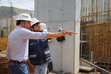 Obras del hospital de Terrón Colorado llegan al 20 % de ejecución: proceso de construcción no se vio afectado por el terremoto
