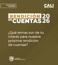 Participa en la segunda rendición de cuentas 2026 ¡Tu voz elige los temas! Diligencia la encuesta 