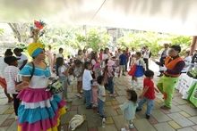 Niños de Altos de Santa Elena vivieron una alegre jornada en el Zoológico de Cali
