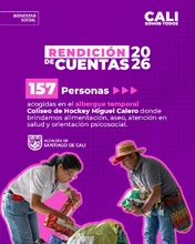 Así fue la atención social de Cali durante la emergencia por el sismo: comedores, albergues y Puntos Violeta hicieron parte de la oferta