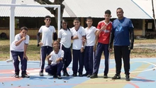 Cancha múltiple del Parque Recreativo Calimío Norte muestra su nueva cara con adecuación de la Alcaldía