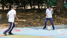 Cancha múltiple del Parque Recreativo Calimío Norte muestra su nueva cara con adecuación de la Alcaldía