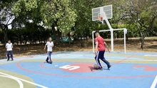 Cancha múltiple del Parque Recreativo Calimío Norte muestra su nueva cara con adecuación de la Alcaldía