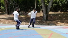 Cancha múltiple del Parque Recreativo Calimío Norte muestra su nueva cara con adecuación de la Alcaldía