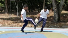 Cancha múltiple del Parque Recreativo Calimío Norte muestra su nueva cara con adecuación de la Alcaldía