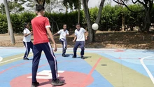 Cancha múltiple del Parque Recreativo Calimío Norte muestra su nueva cara con adecuación de la Alcaldía
