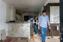 Equipo técnico de Vivienda recorrió una de las zonas más afectadas por el sismo en la Comuna 18