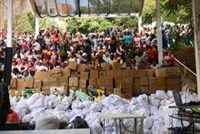 No para el acompañamiento a las familias de Altos de Santa Elena: llegó jornada especial de salud y recreación