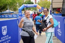 Gran convocatoria durante la entrega presencial de pines para la ‘Carrera Ladera 5K’