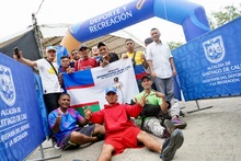 Gran convocatoria durante la entrega presencial de pines para la ‘Carrera Ladera 5K’