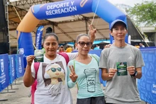 Gran convocatoria durante la entrega presencial de pines para la ‘Carrera Ladera 5K’