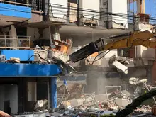 La Alcaldía de Cali avanza en la demolición de edificaciones afectadas por el terremoto en el barrio Los Cámbulos