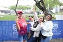 Caleños le madrugaron, este sábado, a la entrega de kits de la Carrera Ladera RUN 5K