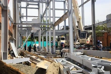 Construcción de la Clínica de Mama avanza en 48 %