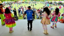 El corregimiento de Golondrinas se volcó a la cancha de fútbol con la visita del ‘Festival de la Familia’