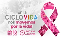 ¡En la Ciclovida nos movemos por la vida! Cali se une a la prevención del cáncer de mama