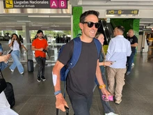 Rigoberto Urán recibe en Cali a Peter Sagan, Rui Costa y Óscar Sevilla, entre varias de las figuras que llegan para el Giro de Rigo
