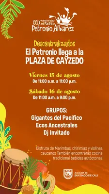 El Petronio llega al corazón de Cali: música, sabores y tradición en la Plaza de Cayzedo