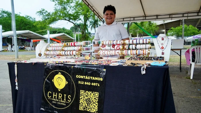Christopher Coneo, un niño emprendedor que fue sensación durante el ‘Festival de la Familia’ en la Comuna 20