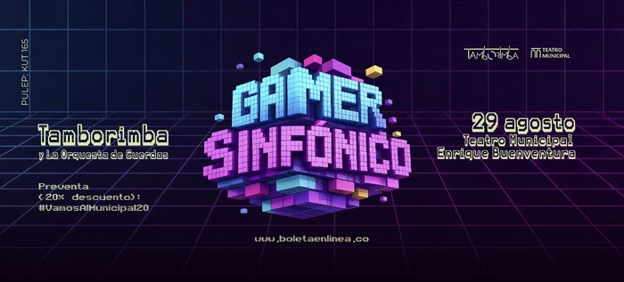 El Teatro Municipal Enrique Buenaventura presenta ‘Gamer Sinfónico’