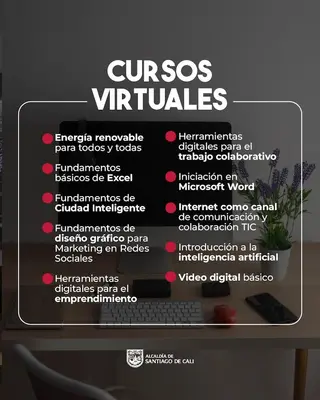 25 cursos gratis en TIC para los caleños