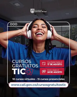 25 cursos gratis en TIC para los caleños