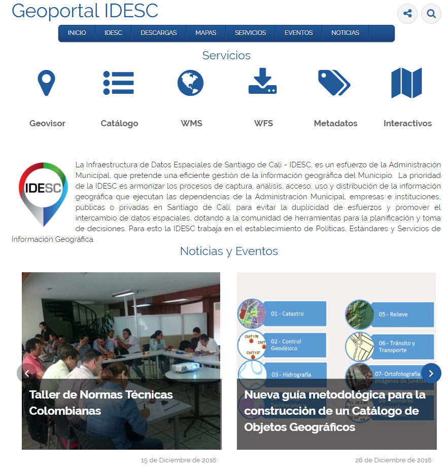 IDESC estrena nuevo diseño del Geoportal