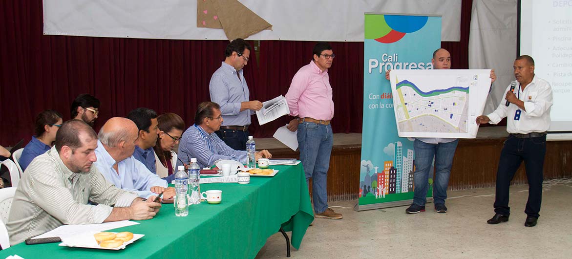 Cuarta visita del Alcalde a la comuna 7