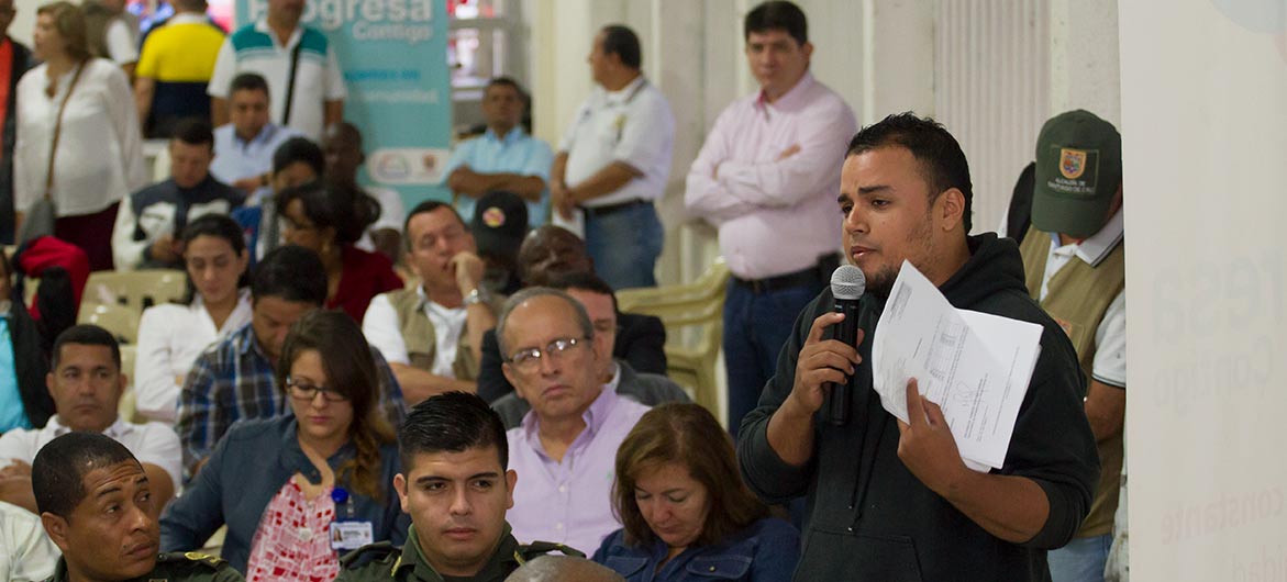 Cuarta visita del Alcalde a la comuna 7 Cuarta visita del Alcalde a la comuna 7