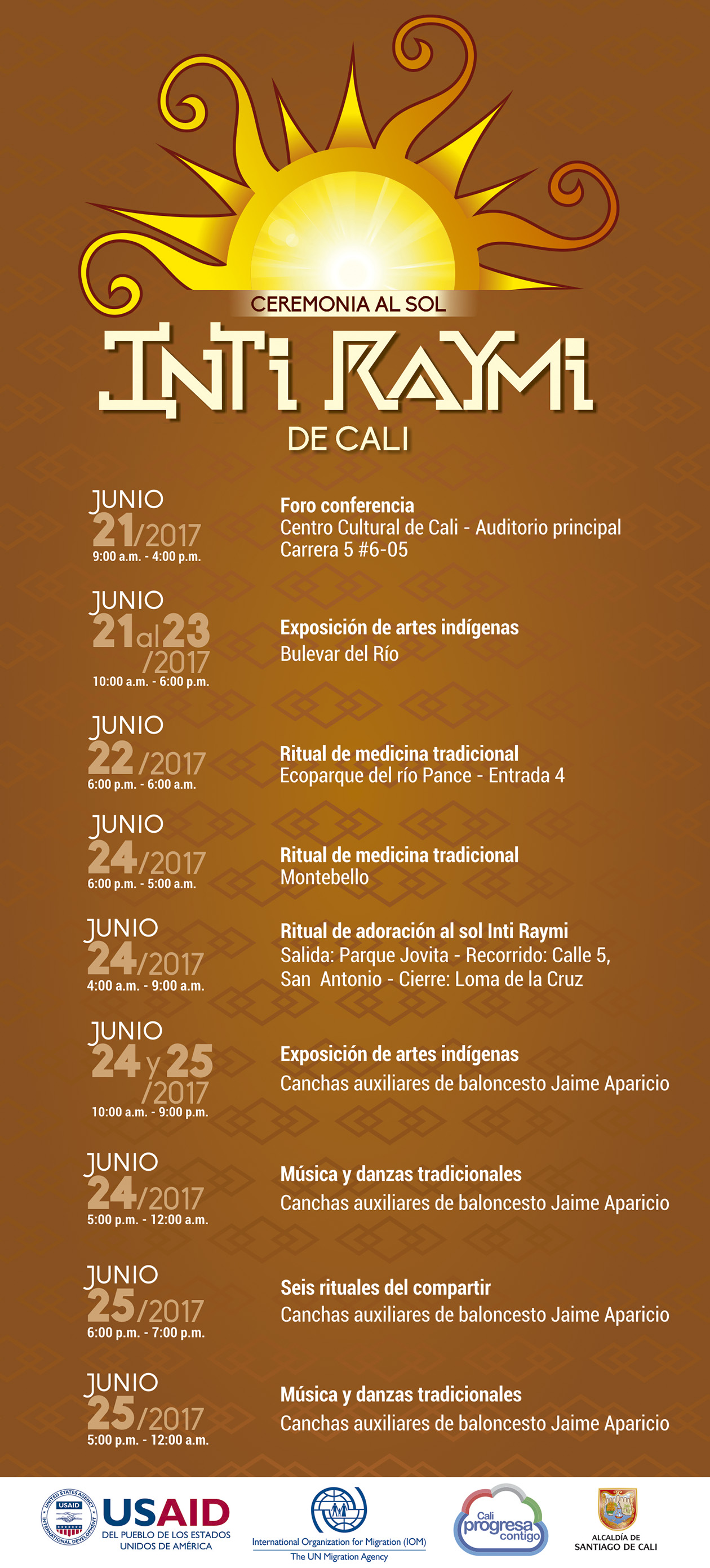 Programación vertical Inti Raymi 2017 Programación vertical Inti Raymi 2017