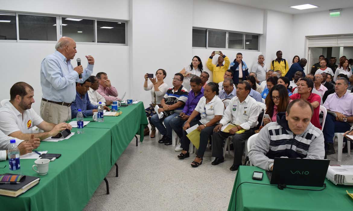 Foto de la quinta visita comuna 7