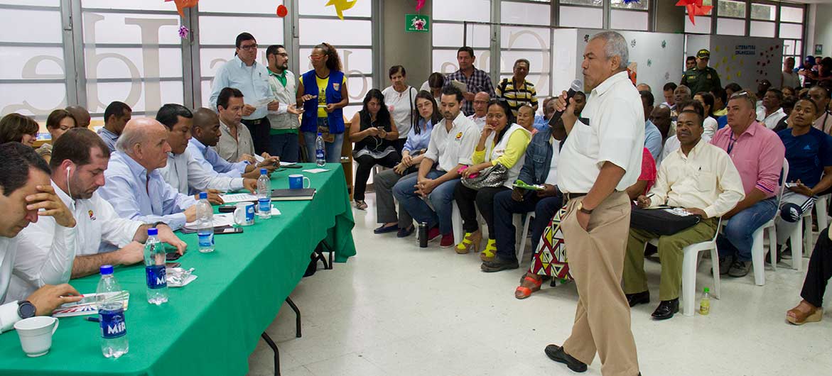 Foto quinta visita comuna 13