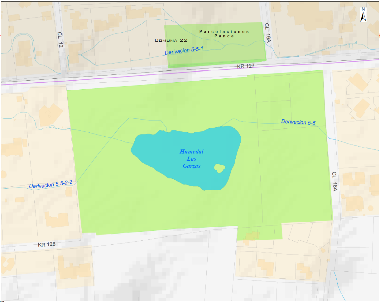 Mapa Humedal Ecoparque Lago de las Garzas Mapa Humedal Ecoparque Lago de las Garzas