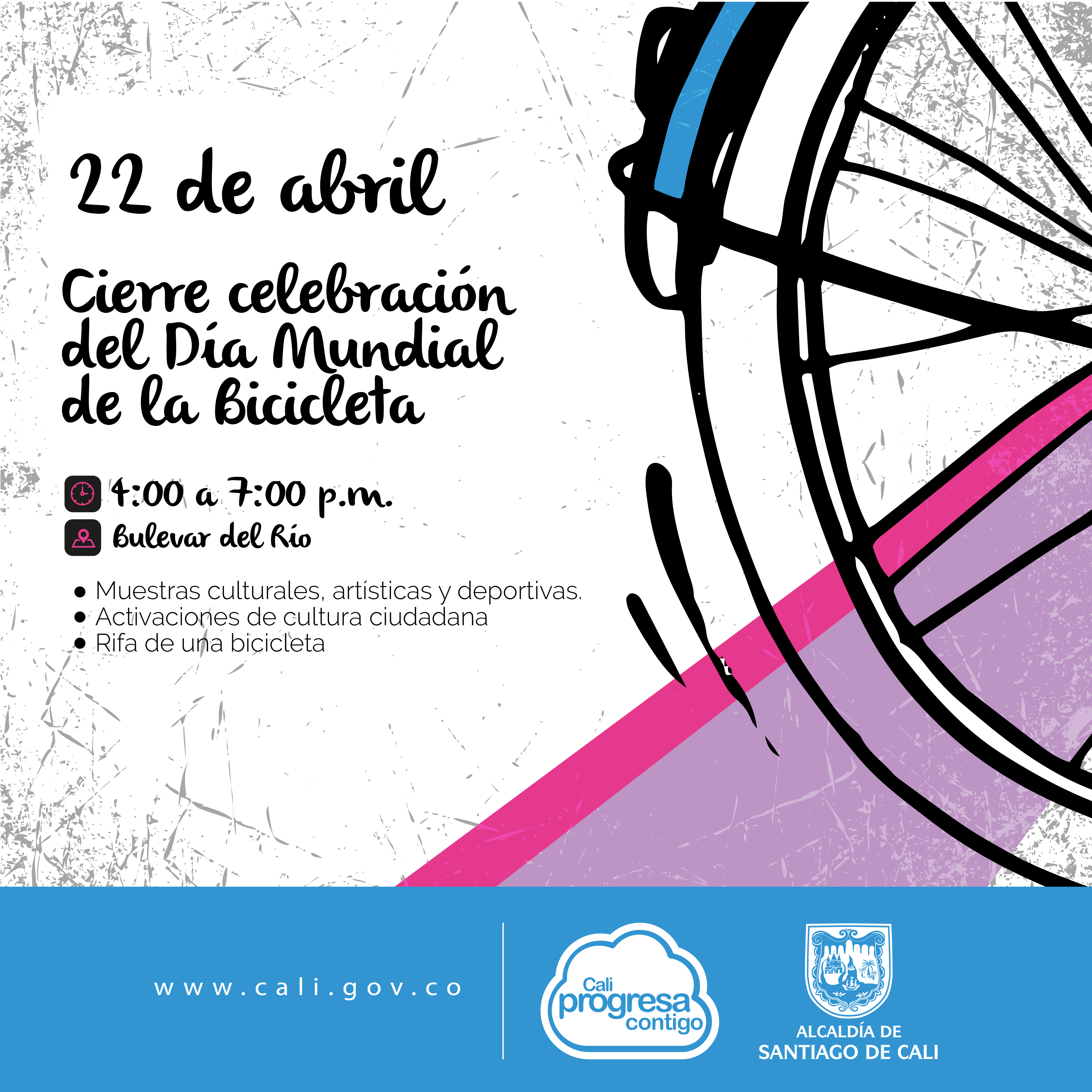 Conozca las actividades con las que Cali celebrará el Día Mundial de la Bicicleta
