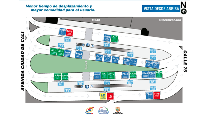 A partir del 1 de septiembre, Terminal Andrés Sanín cambiará sus paradas para mejorar el servicio A partir del 1 de septiembre, Terminal Andrés Sanín cambiará sus paradas para mejorar el servicio
