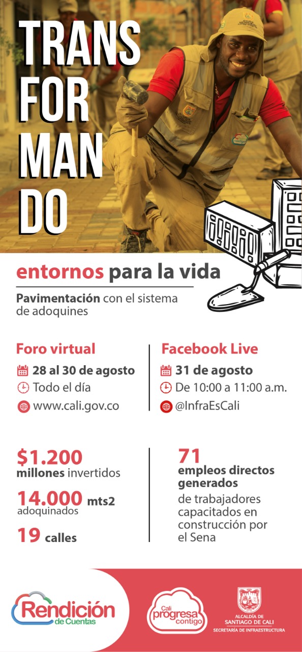 Información rendición de cuentas adoquines Información rendición de cuentas adoquines