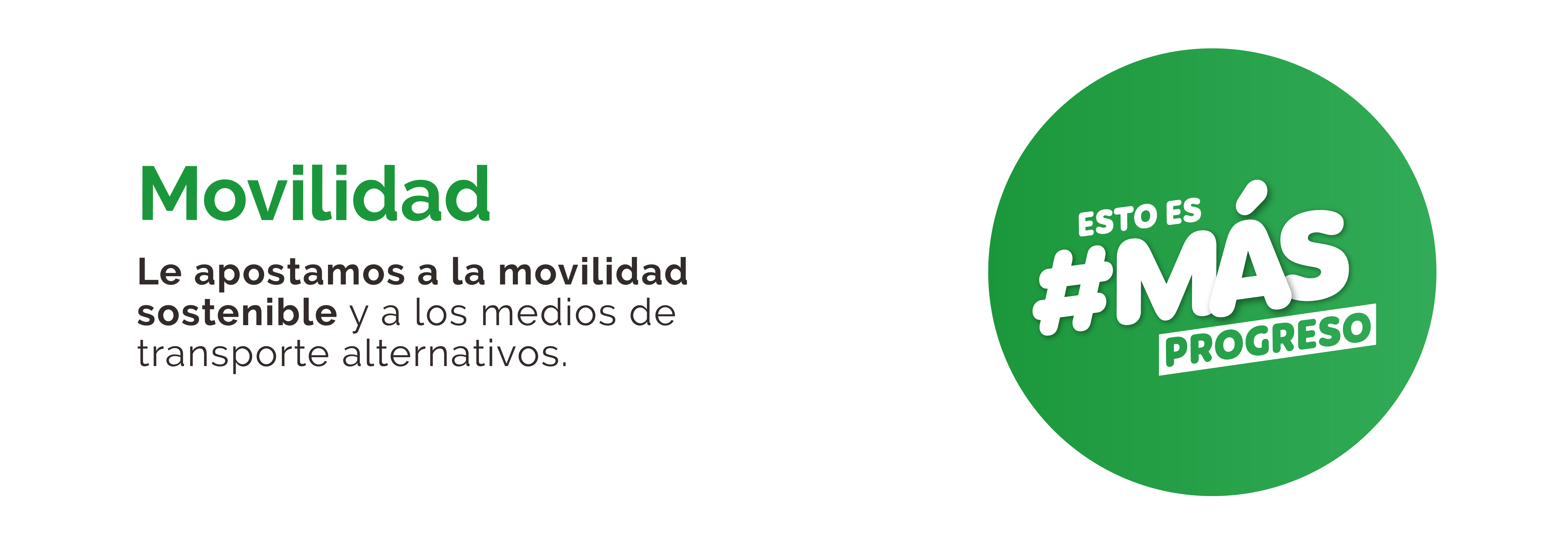 Le apostamos a la movilidad sostenible y a los medios de transporte alternativos