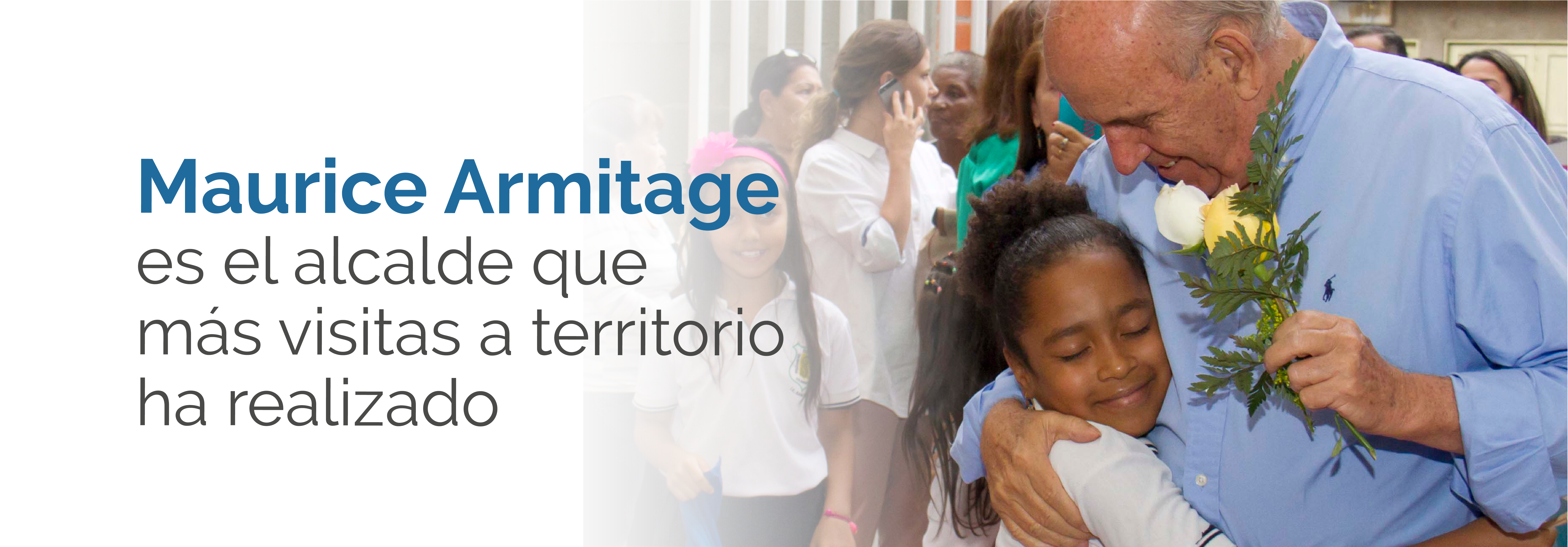Maurice Armitage  es el alcalde que más visitas a territorio ha realizado