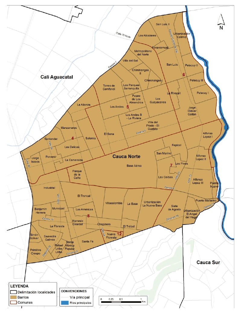 Mapa Cauca Norte 1 Mapa Cauca Norte 1
