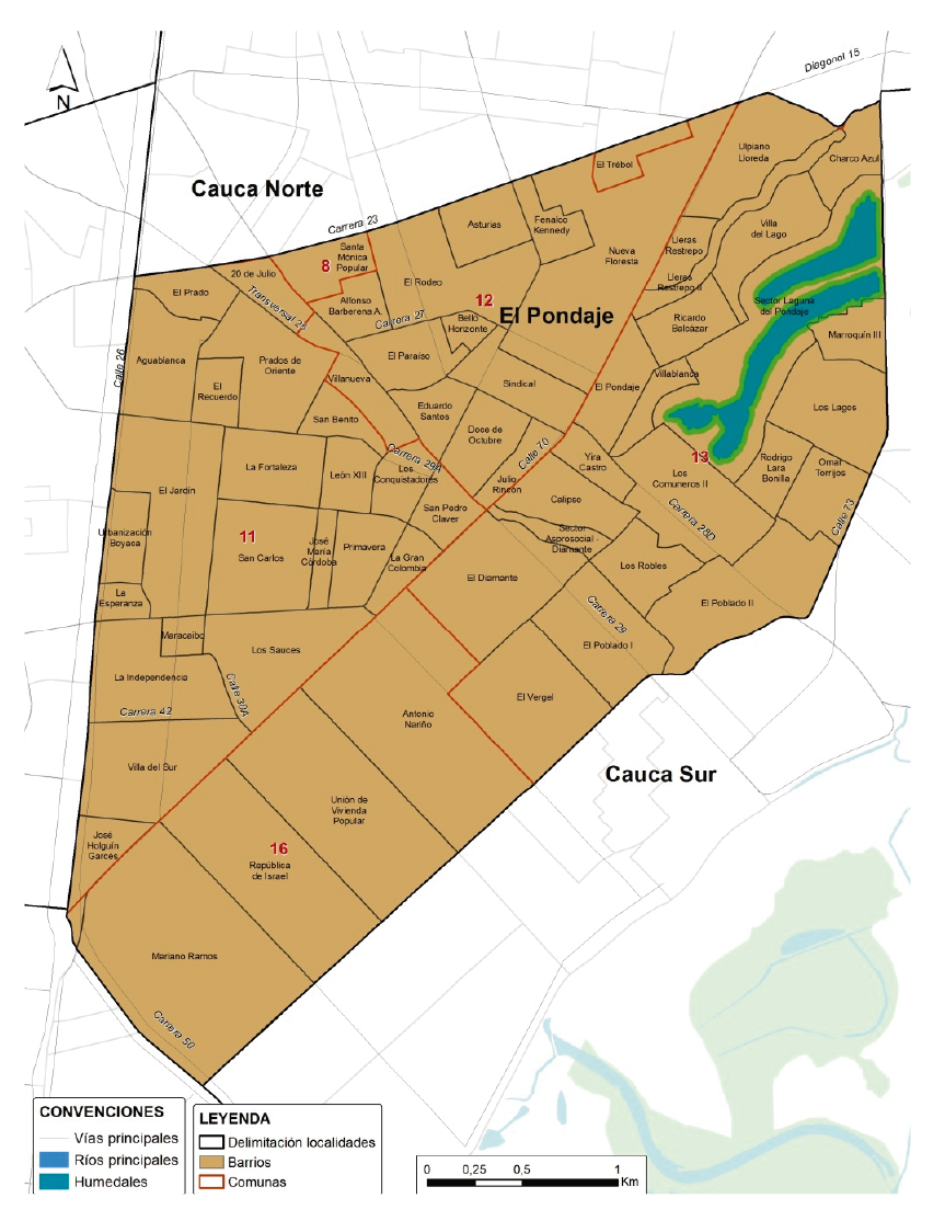 Mapa Pondaje 1