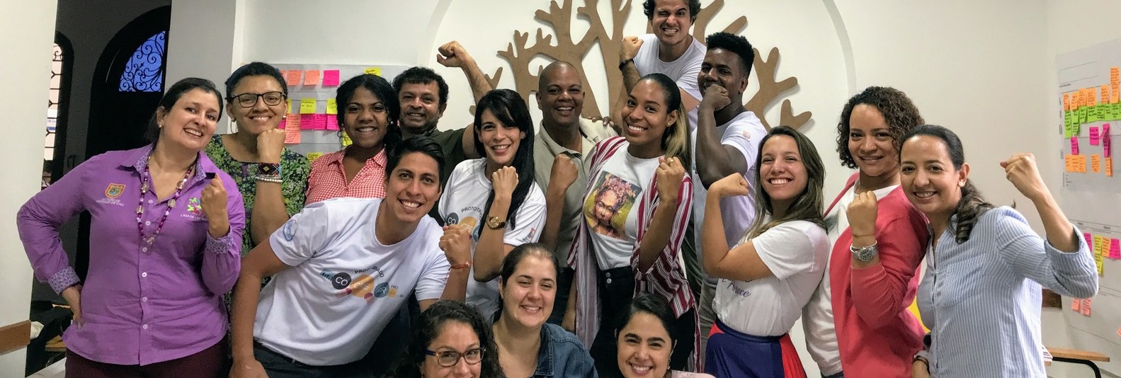 Participantes del ejercicio de equidad de género